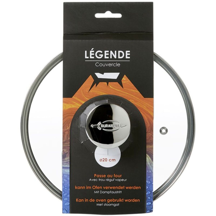 Couvercle universel DURANDAL 20cm Legende en verre