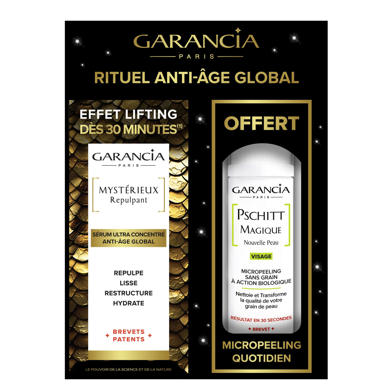 Rituel Anti-Âge Global - Coffret Mystérieux Repulpant 30ml + Pschitt Magique Visage 30ml