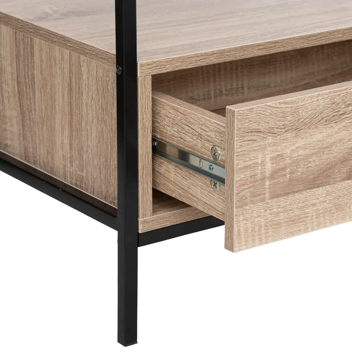 Meuble TV Effet chêne naturel Aliaj