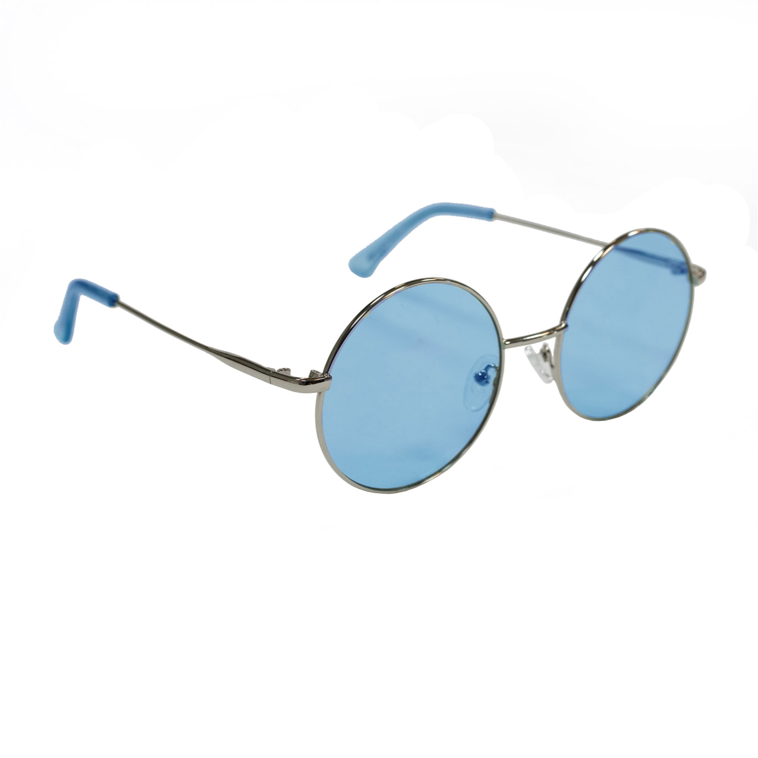 Gafas de sol OCEAN CIRCLE - Plateado brillante / Azul transparente