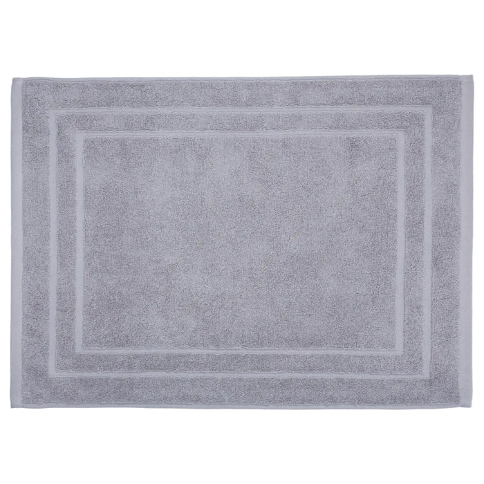 Tapis de bain - coton - gris taupe - 50x70 cm