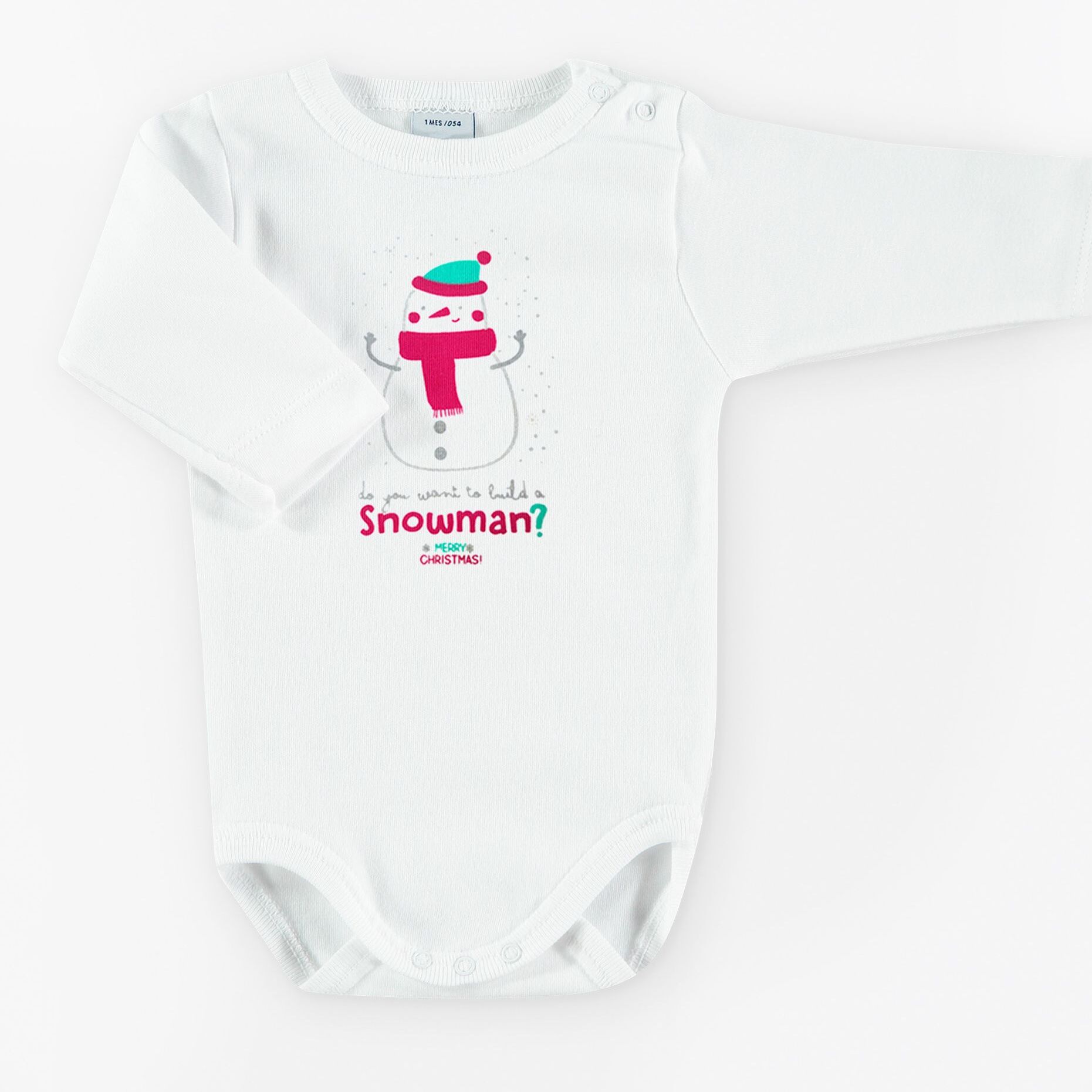 Body Estampado Frase S Blanco Talla 9