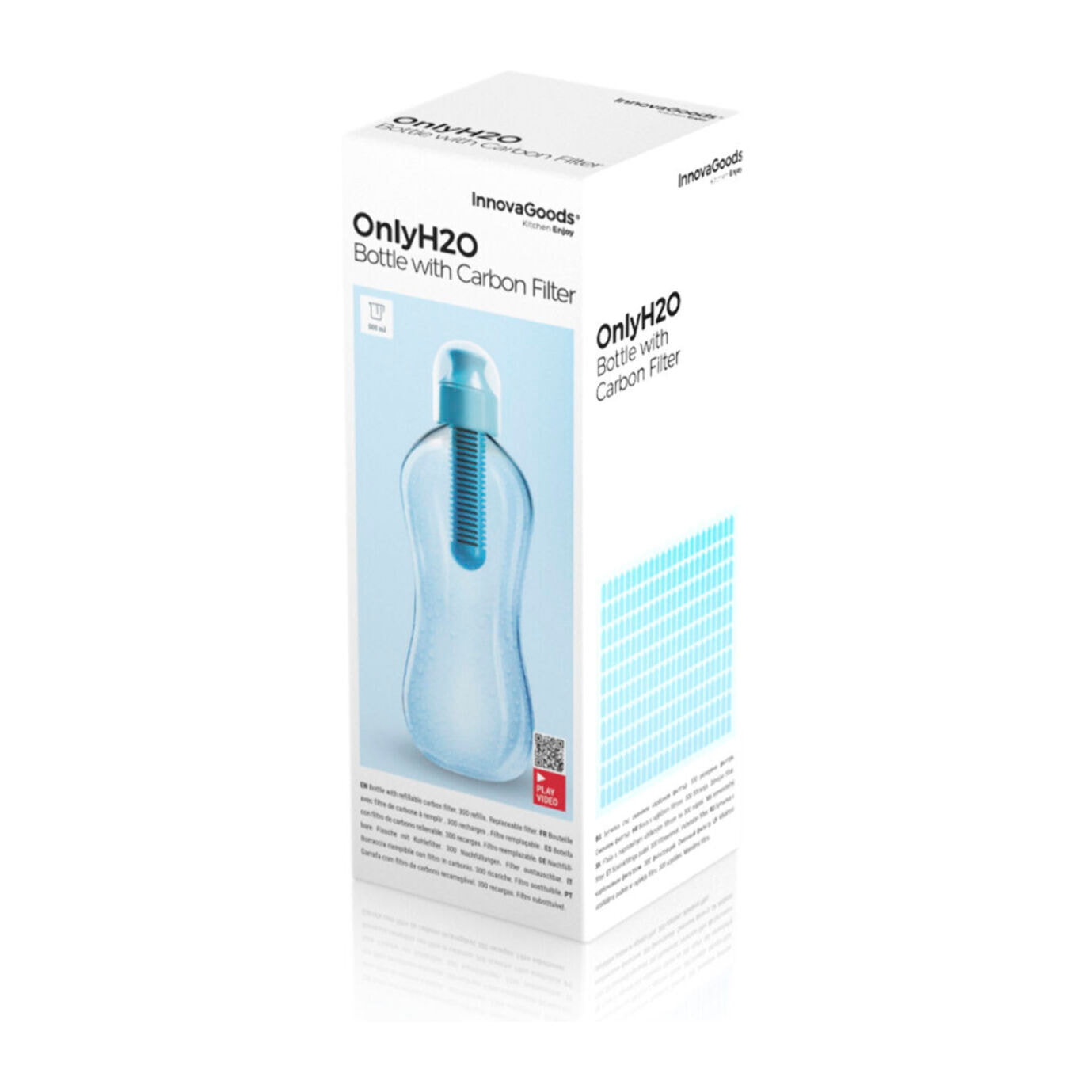 Bottiglia con Filtro di Carbonio OnlyH2O InnovaGoods