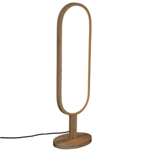 Lampe à poser "Finn" - bois H56 - 5 cm