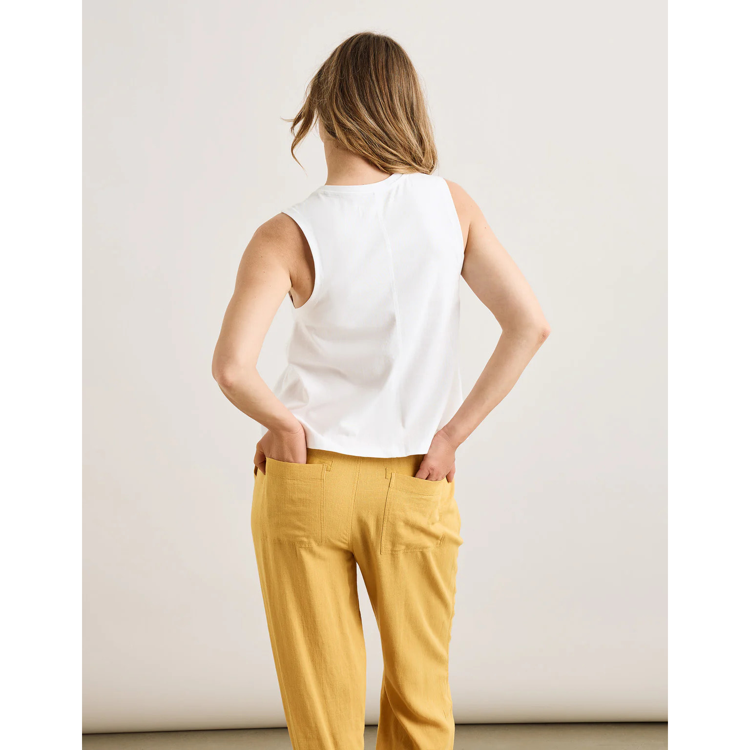 Camiseta sin Mangas Blanco - Pantike