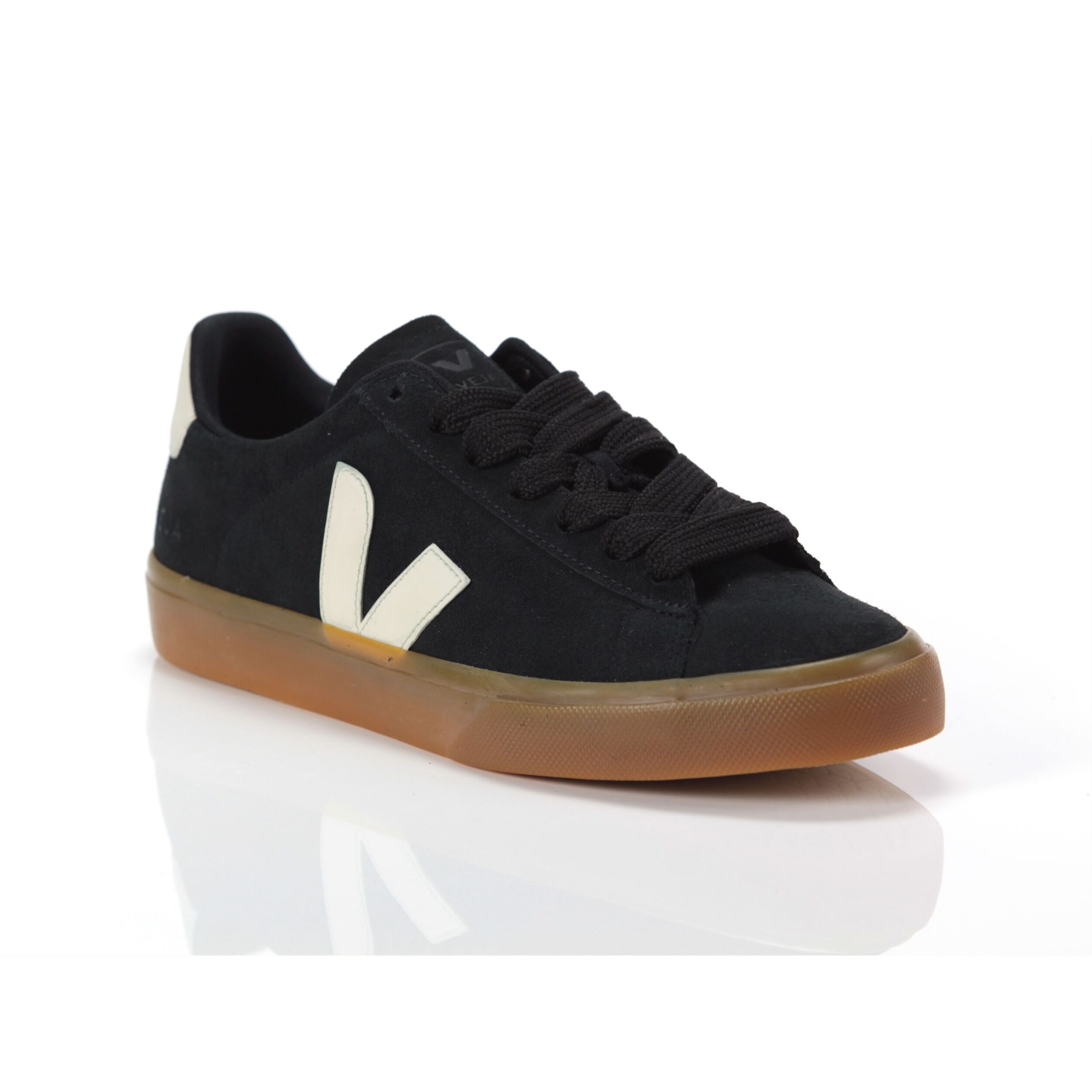 Sneakers Veja Campo Suede Black Pierre Nero