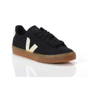 Sneakers Veja Campo Suede Black Pierre Nero