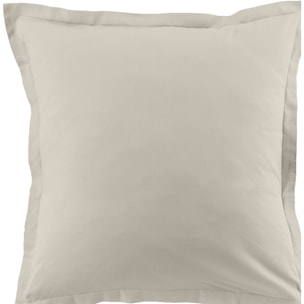 Lot De 2 Taies D'oreiller 100% Coton 57fils Ivoire