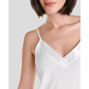 Camisón corto mujer viscosa tirantes suave