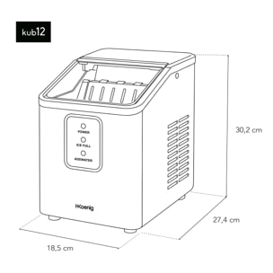 Máquina de hielo H.Koenig KUB12