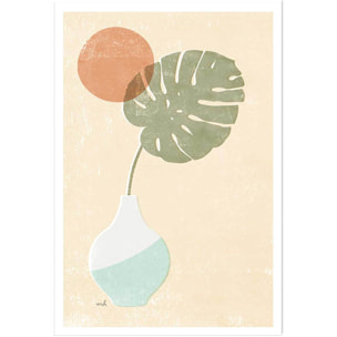 Affiche Monstera blush Affiche seule