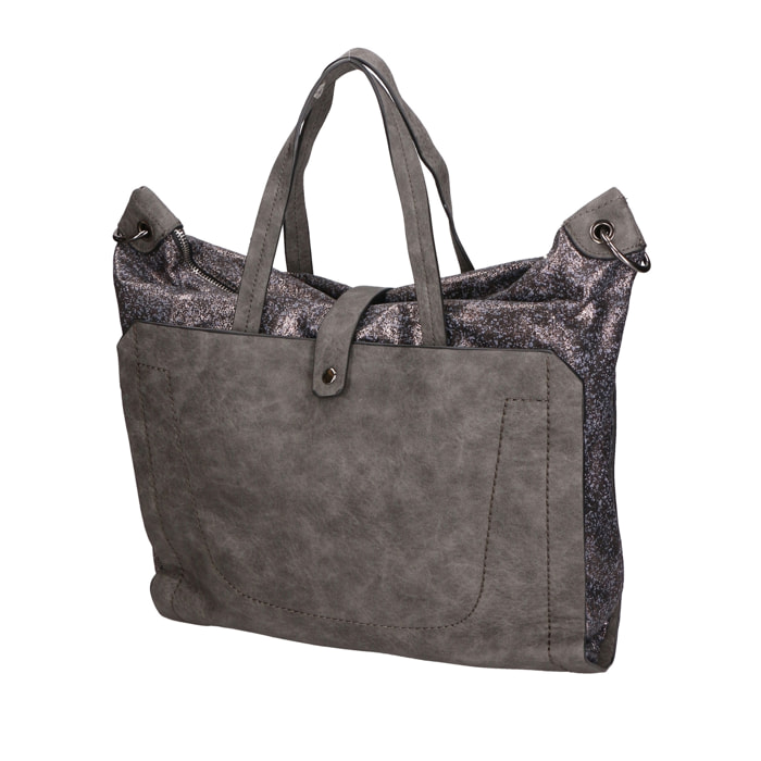 Borsa a mano da Donna Rosella in Ecopelle Prodotto Vegano 45x32x16 cm