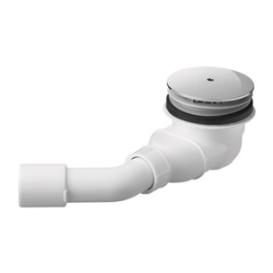 Bonde pour receveur sortie horizontale D-Code chromé