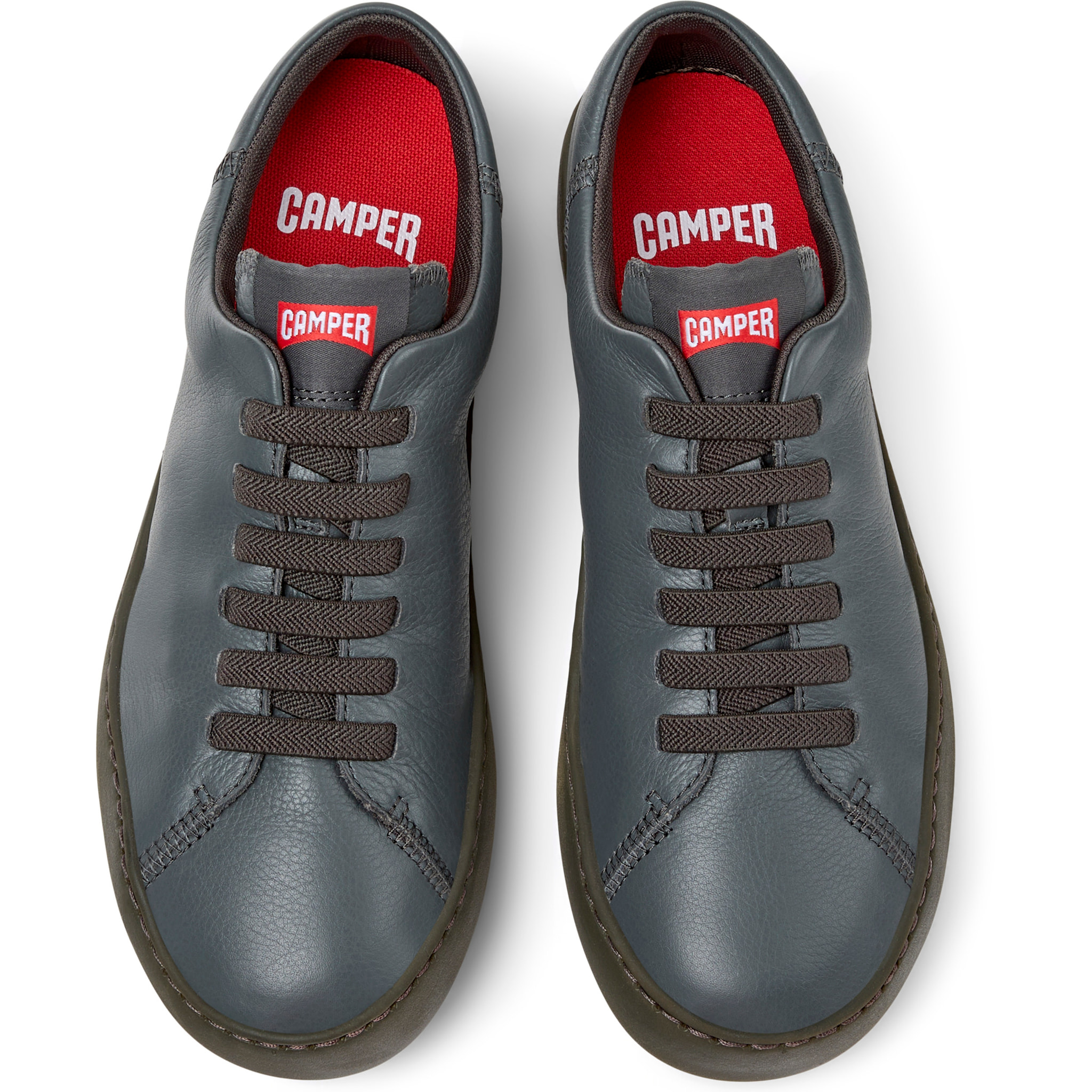 Zapatillas - CAMPER Peu Touring - Gris - Cuero liso