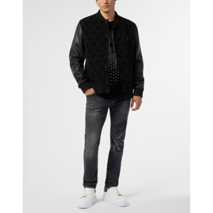 PHILIPP PLEIN Varsity Bomber Monogram Monogram