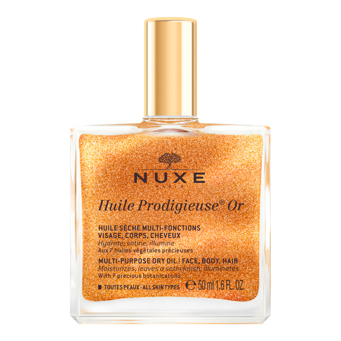 Huile Prodigieuse® Or Huile sèche multi-fonctions visage, corps, cheveux - Huile Prodigieuse® - Toutes peaux 50 ml