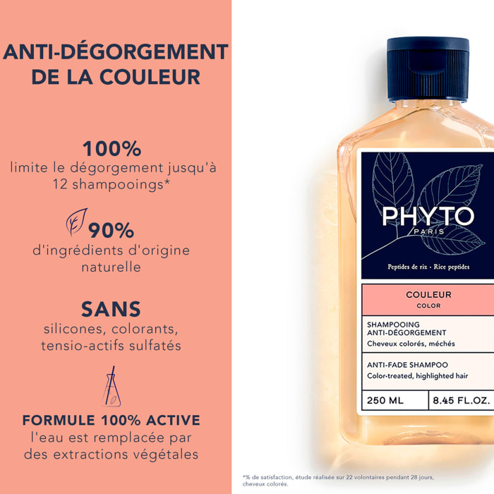 Couleur - Shampooing Anti-Dégorgement Cheveux Colorés et Méchés