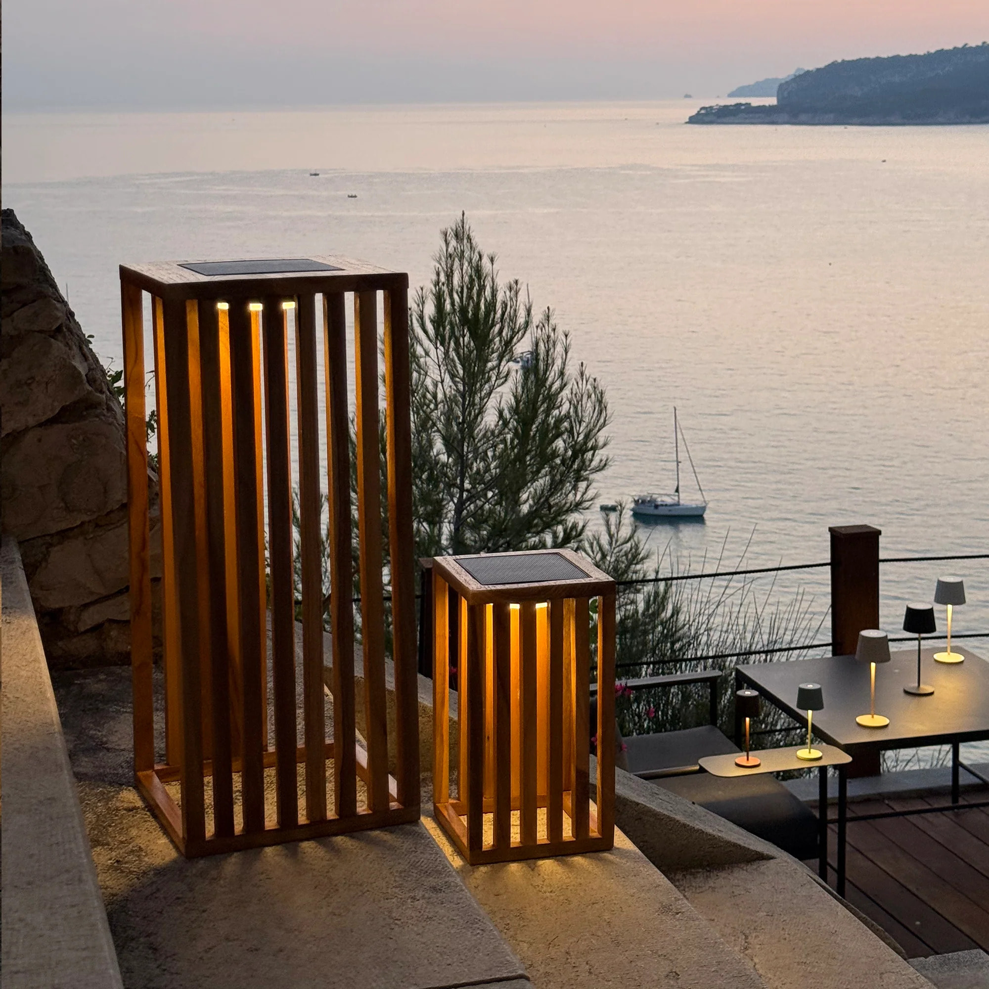 Lanterne solaire batterie CHENNAI H30CM