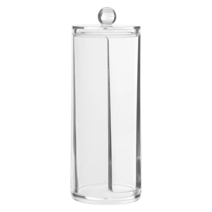 Distributeur à coton "Selena" transparent