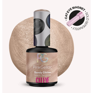 Vernis semi-permanent - Cat Eye Sandy Citrine - 15 ml