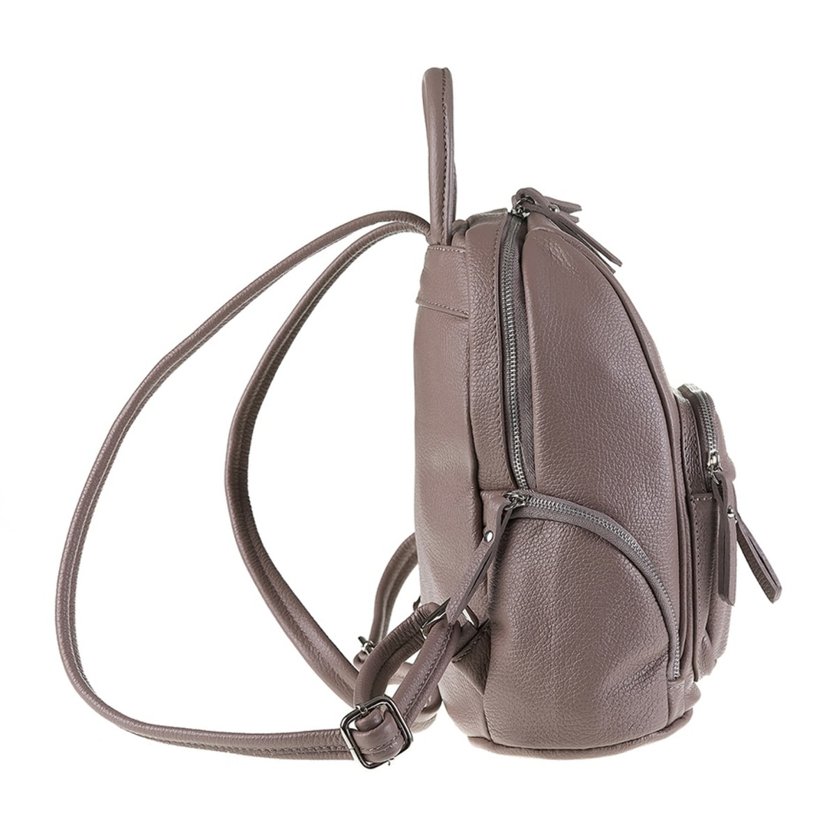 Zaino da donna in pelle Made in Italy - Modello Lunaria Pro - Casual - 28.0 x 31.0 x 14.0 cm