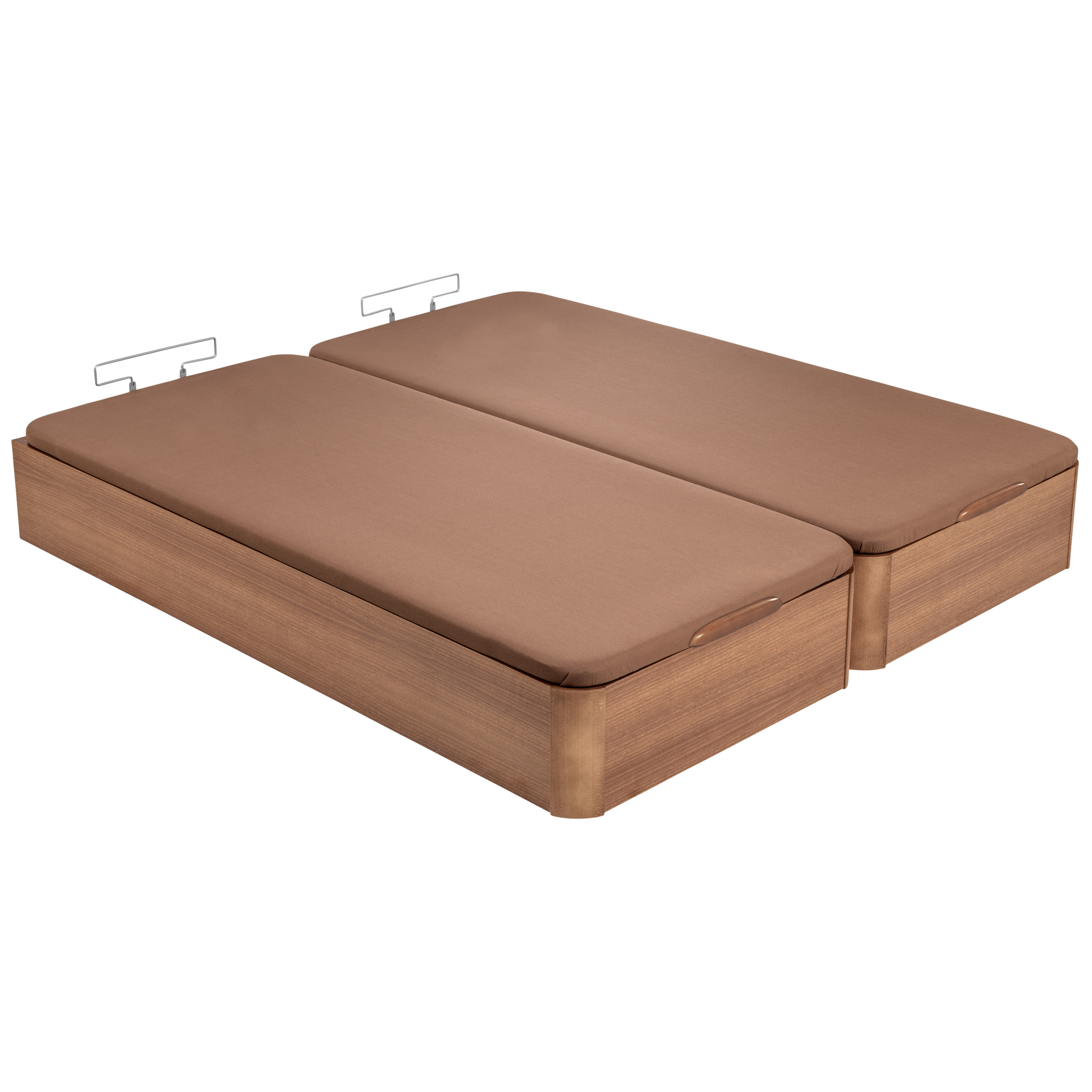 Canapé Abatible 32CM | ENVÍO, MONTAJE Y RECOGIDA ANTIGUO INCLUIDO | Madera | Cerezo | Gran capacidad | Tapa 3D | WHAT THE SLEEP