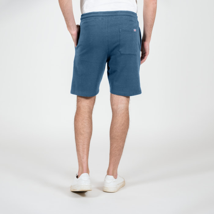 Bermuda con stampa logo french terry