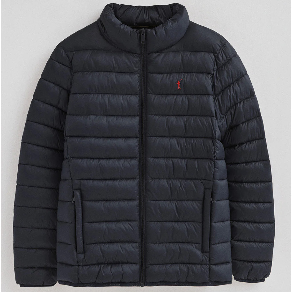 Giacca Chuck Embroidery blu marino con logo Rigby Go