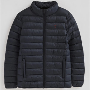 Giacca Chuck Embroidery blu marino con logo Rigby Go