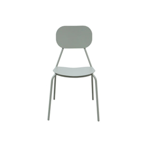 Chaise de jardin aluminium (lot de 4) AVELIA