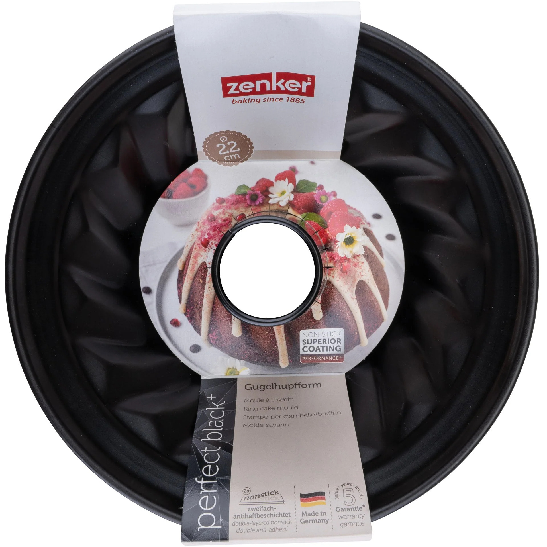 Moule à kouglof 22 cm Zenker PerfectBack+