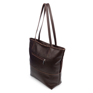 Bellino Borsa Tote Donna. Pelle autentica in Camoscio e Dollaro.