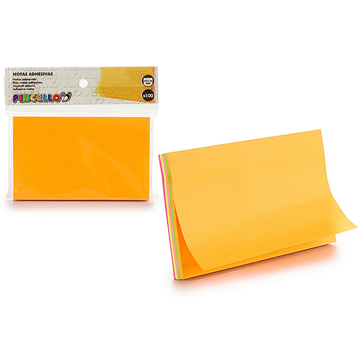 CONFEZIONE DA 12 BLOCK NOTES STICKY NOTES MULTICOLOR GRANDI 14 x 1 x 12 cm.