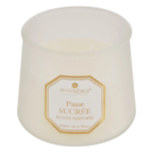 Bougie parfumée Elisa praline rose - caramel transparent 200g