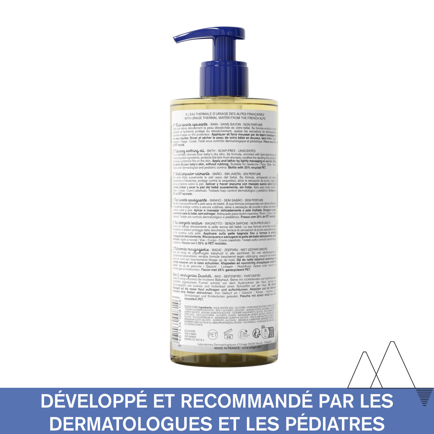 Bébé - 1ère Huile Lavante 500 ml