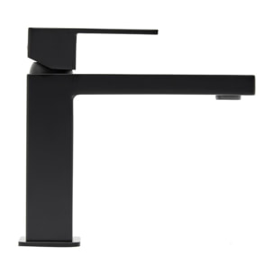 Vision mitigeur de lavabo à levier sur pied, sans vidage, noir mat (SATBSVI271C)