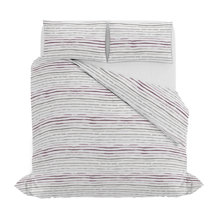 PARURE COPRIPIUMINO ATHENA, 100% Cotone, Made in Italy - SOFIA ROSA