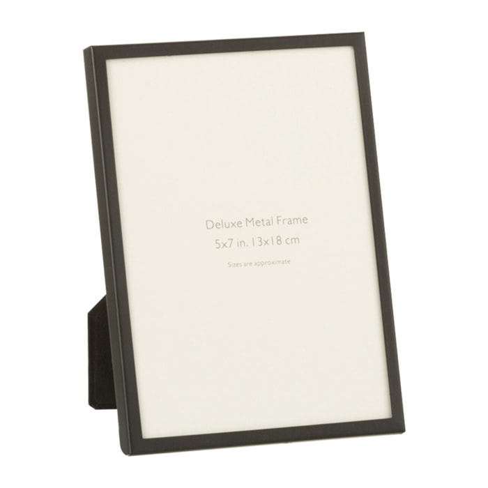 J-Line cadre photo Bord Fin - métal - noir - medium - 2 pcs