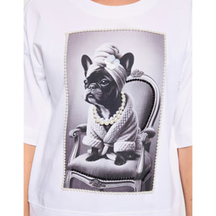 Camiseta Manga Corta Blanco - Dogy