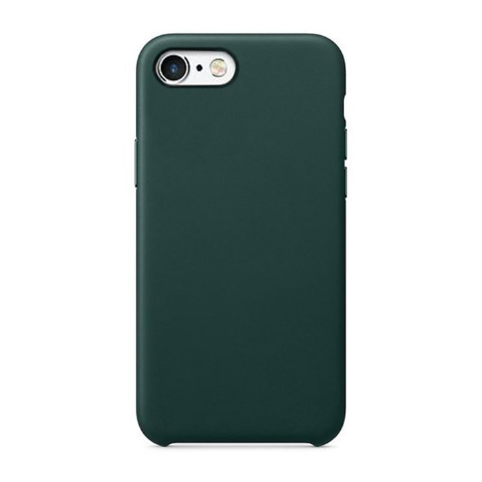 Coque iPhone 6/6S silicone liquide Vert forêt