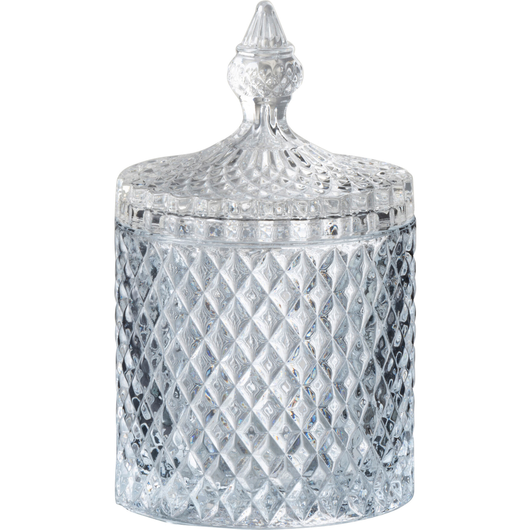 J-Line pot de conservation Cylindrique - verre - transparent - large