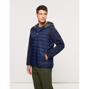Chaqueta con Capucha Azul Marino - Nuni