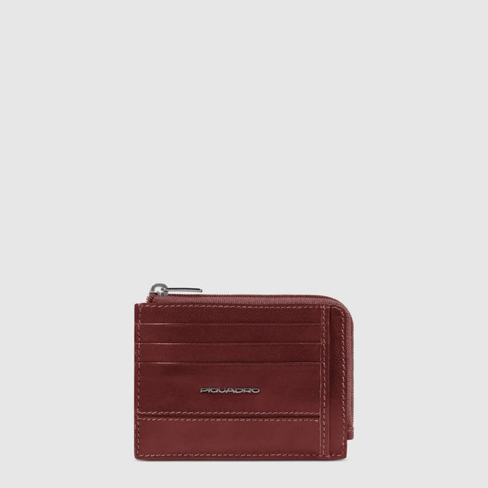 Piquadro Bustina portamonete, documenti e carte di credito con protezione RFID