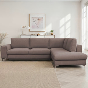 Canapé Tissu Angle Droit Fiesole - 3 Places