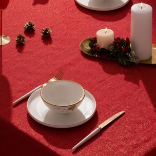 Mantel antimanchas EVOLET ROJO-ORO