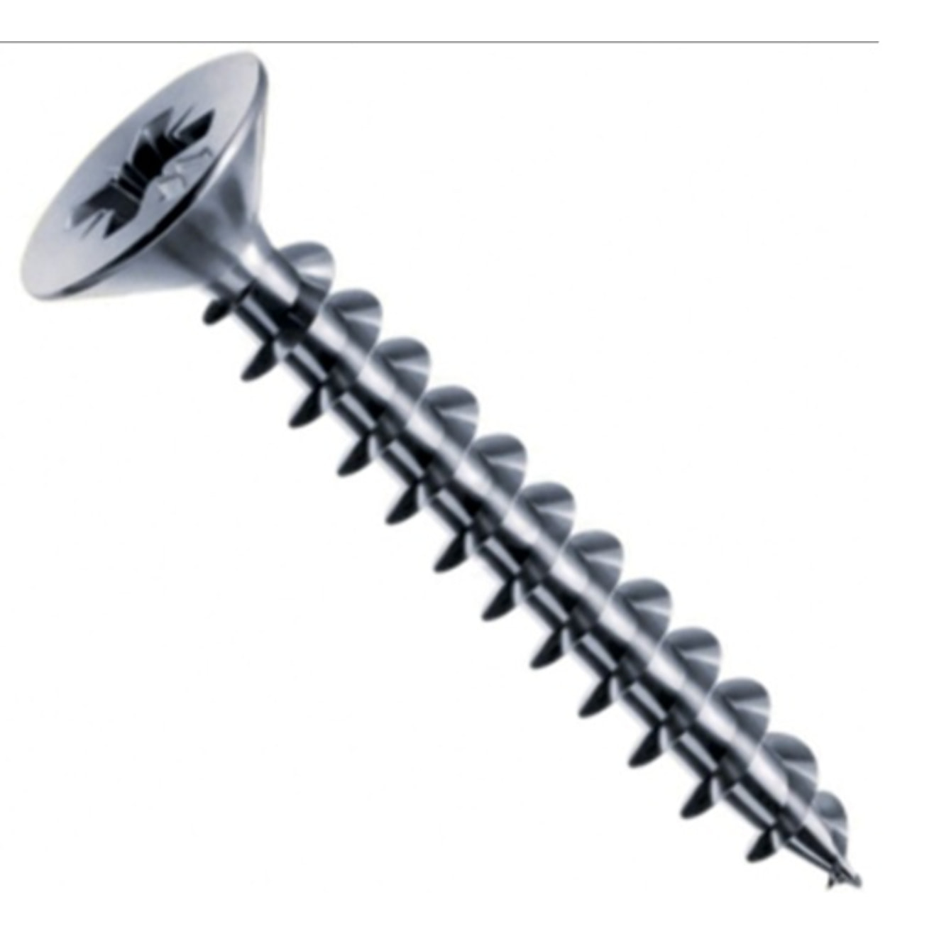 Vis MUSTAD Panelvit Tête cylindrique Pozidriv - Filetage total - Zingué Blanc - Ø3x30mm - Boite de 500 - PVACZP300300B8C