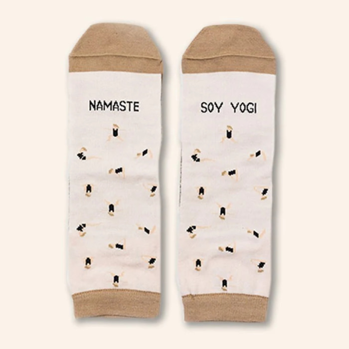 Calcetines "Soy yogi" Asanas