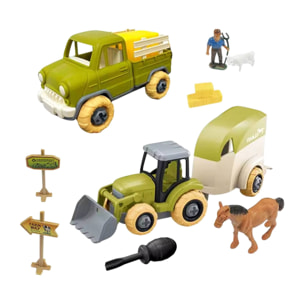 Well home - set de juguetes para granja