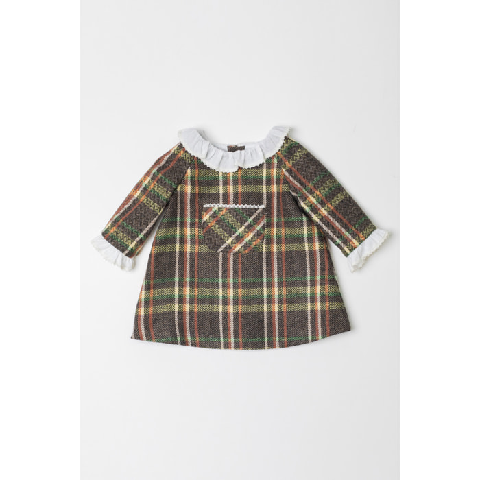 VESTIDO CUADRO VERDE