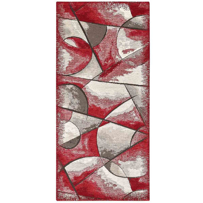 Tappeto Multiuso Cucina Bagno Moderno Rosso